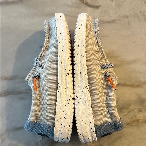 Hey Dude Kids' Moccasins in Gray and Blue - Picture 5 of 5